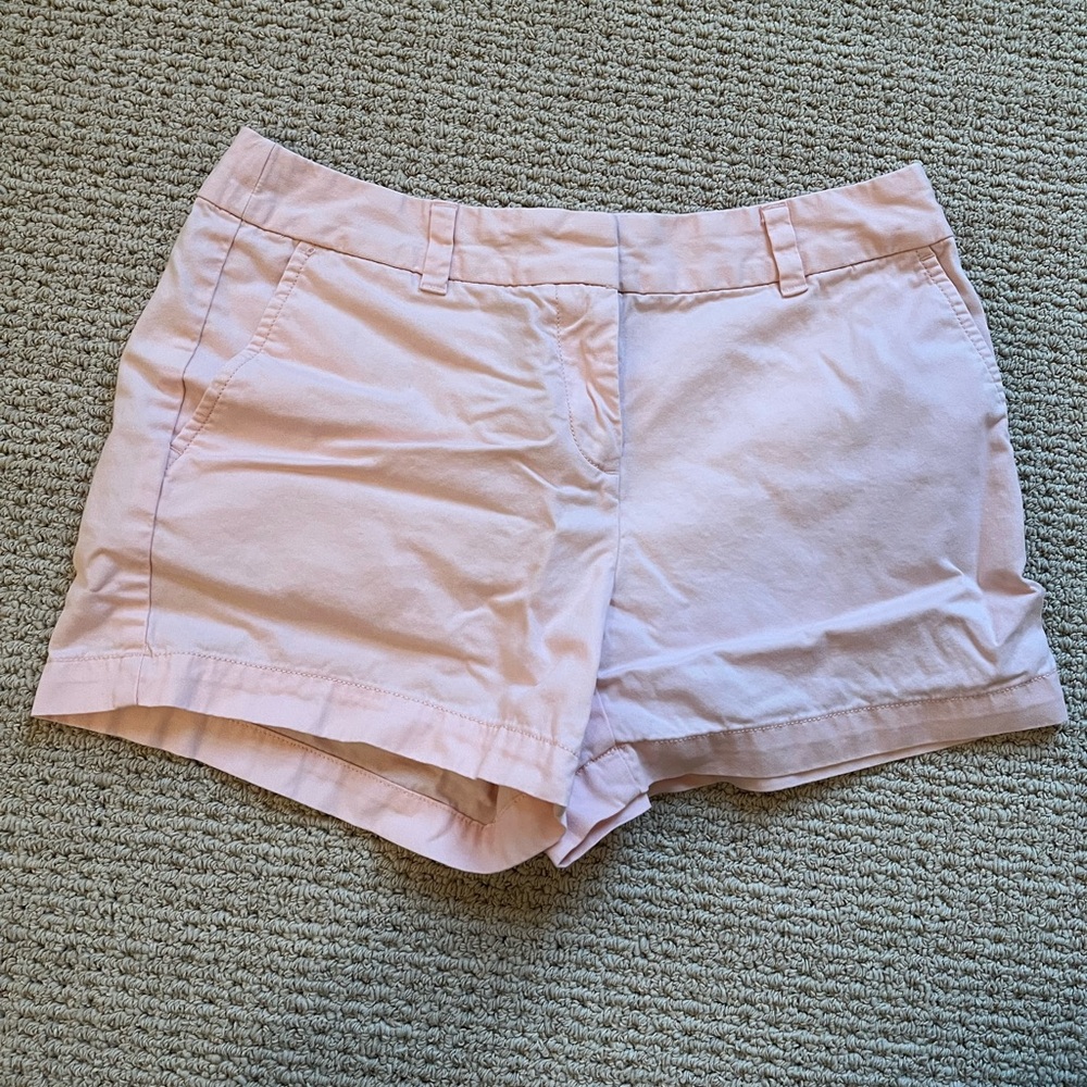 LOFT Pink Shorts with Cuffed Hem